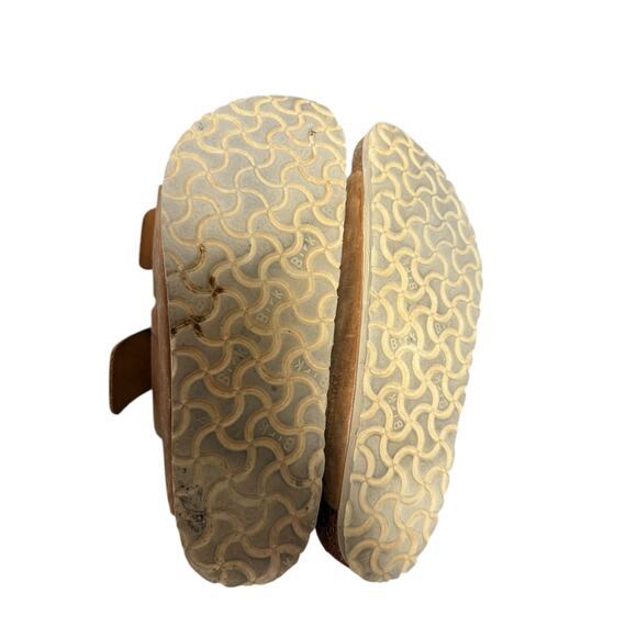 Birkenstock Cognac Brown Arizona Big Buckle Oiled Leather Footbed Sandals 10.5 - Picture 6 of 6